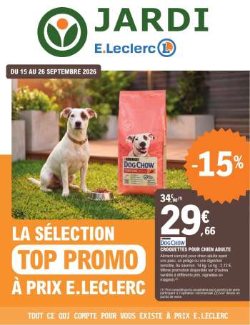 Catalogue E.Leclerc - 15/09/2026 - 26/09/2026.
