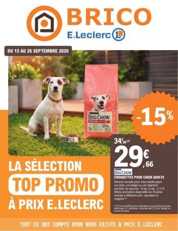 Catalogue E.Leclerc - 15/09/2026 - 26/09/2026.