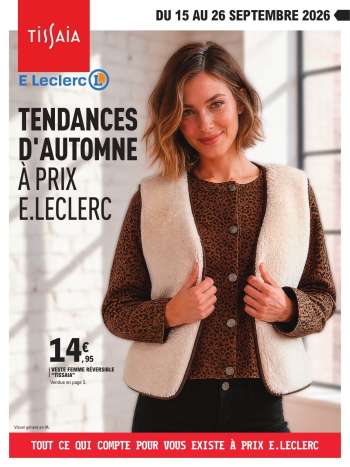 Catalogue E.Leclerc - 15/09/2026 - 26/09/2026.