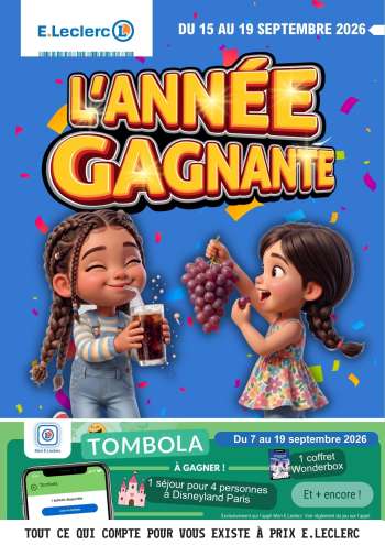 Catalogue E.Leclerc - 15/09/2026 - 19/09/2026.
