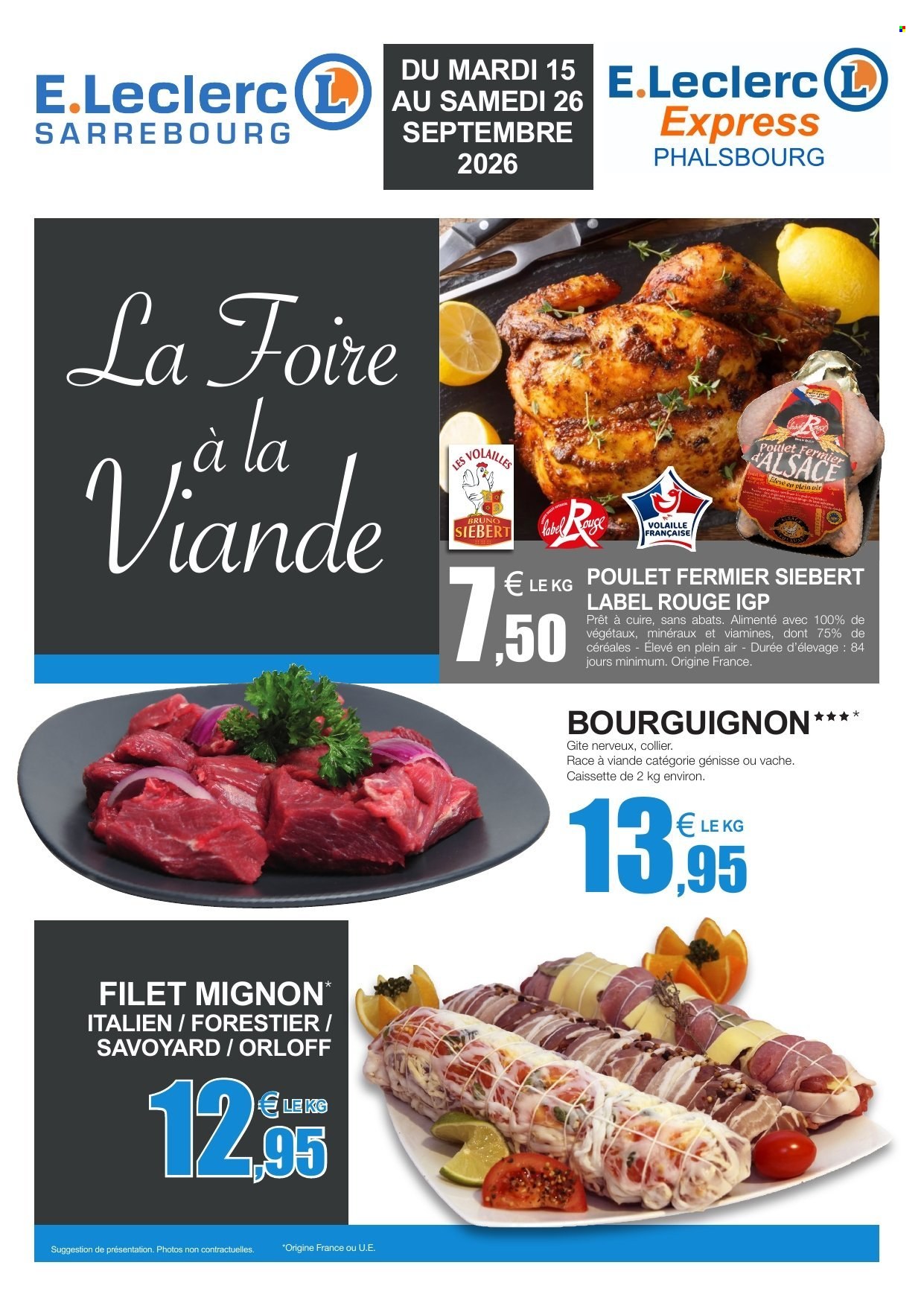 Catalogue E.Leclerc - 15/09/2026 - 26/09/2026. Page 1