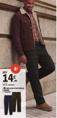 PANTALON SPORTSWEAR HOMME “TISSAIA”