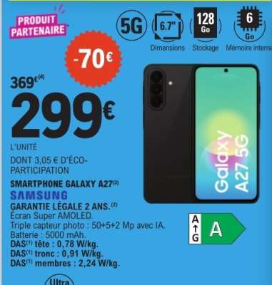 SMARTPHONE GALAXY A27