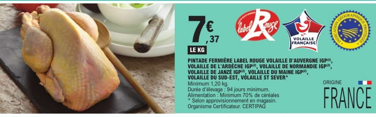 Pintade Fermière