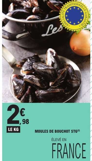 Moules de bouchot STG
