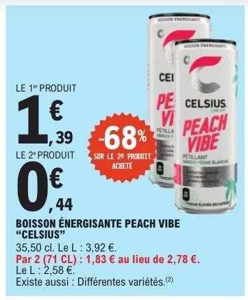 Boisson Énergisante Peach Vibe “Celsius”