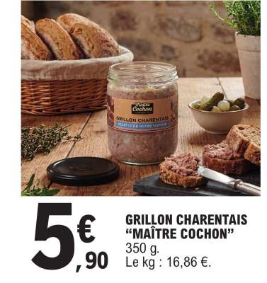 GRILLON CHARENTAIS MAÎTRE COCHON
