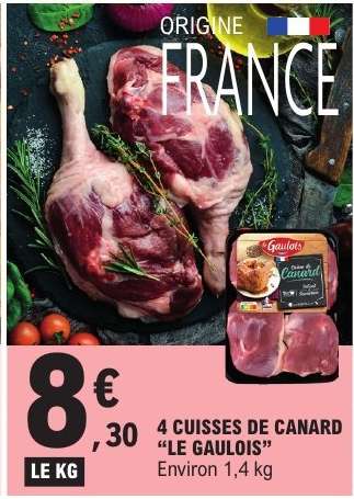 4 Cuisses de Canard 'Le Gaulois'