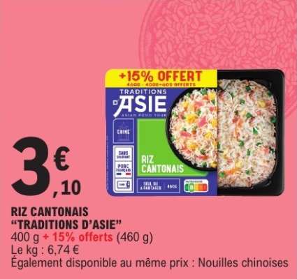 Riz Cantonais 'Traditions d'Asie'