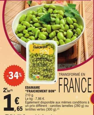 EDAMAME “FRAÎCHEMENT BON”