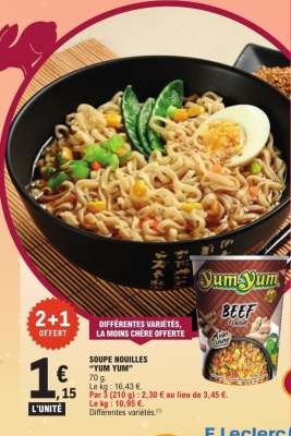 SOUPE NOUILLES “YUM YUM”
