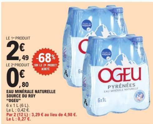 Eau Minérale Naturelle Source du Roy 'Ogeu'