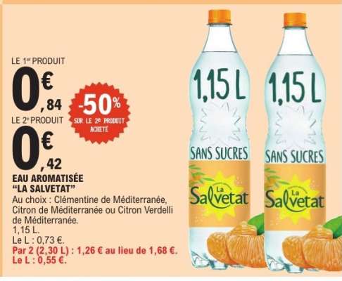 EAU AROMATISÉE “LA SALVETAT”