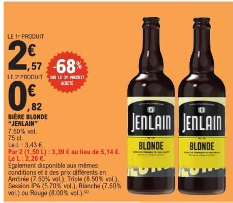 Bière Blonde Jenlain