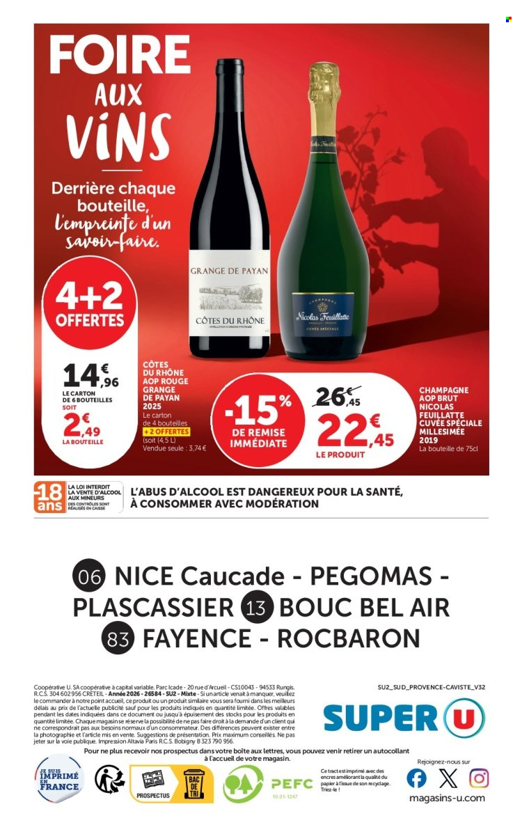 Catalogue SUPER U - 22/09/2026 - 04/10/2026. Page 36