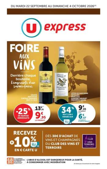 Catalogue U express - 22/09/2026 - 04/10/2026.