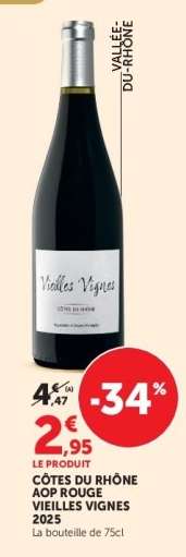 CÔTES DU RHÔNE AOP ROUGE VIEILLES VIGNES 2025