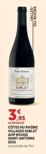 CÔTES DU RHÔNE VILLAGES SABLET AOP ROUGE SAINT-ANTOINE 2021