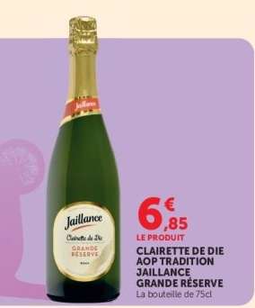 CLAIRETTE DE DIE AOP TRADITION JAILLANCE GRANDE RÉSERVE