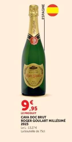 Cava DOC Brut Roger Goulart Millésimé 2023