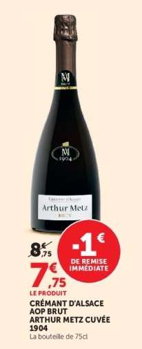 Crémant d'Alsace AOP Brut Arthur Metz Cuvée 1904