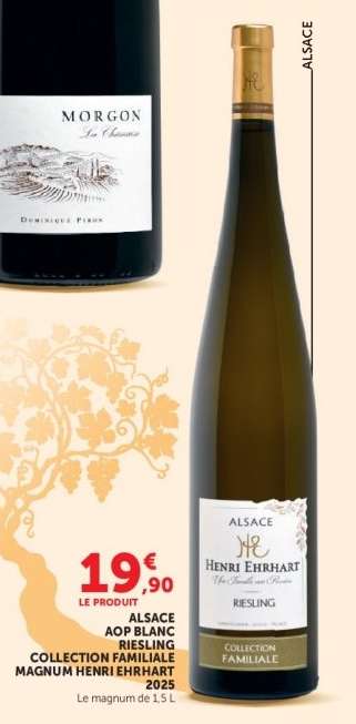 ALSACE AOP BLANC RIESLING COLLECTION FAMILIALE MAGNUM HENRI EHRHART 2025