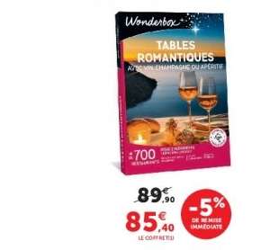 Wonderbox Tables Romantiques