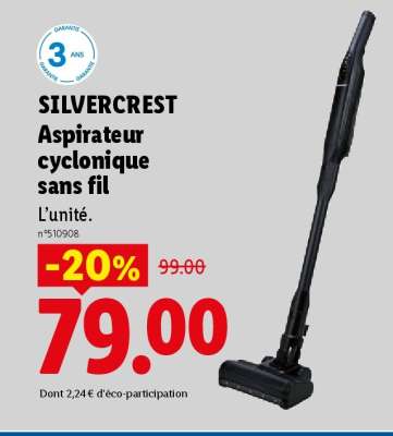SilverCrest Aspirateur cyclonique sans fil