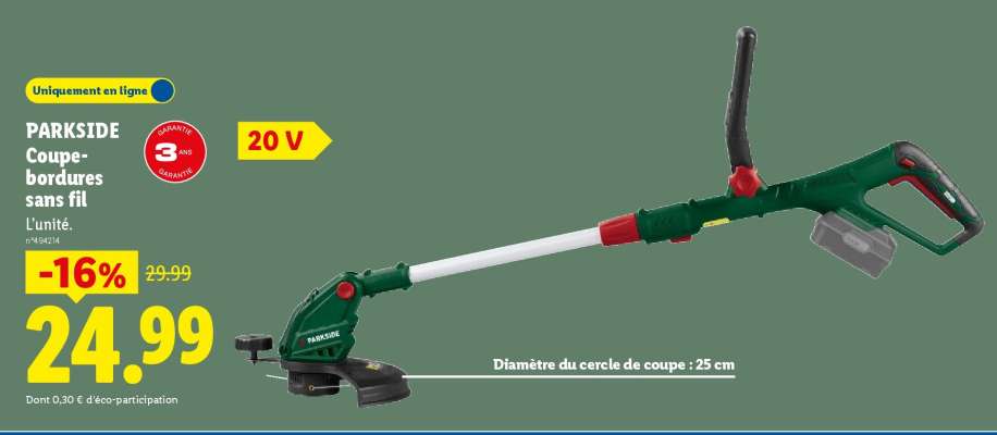 PARKSIDE Coupe-bordures sans fil