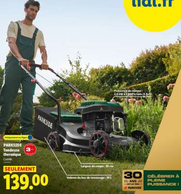 PARKSIDE Tondeuse thermique