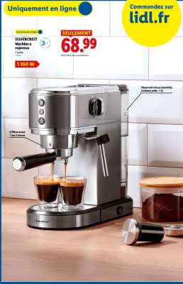 SILVERCREST Machine à expresso 3 tasses