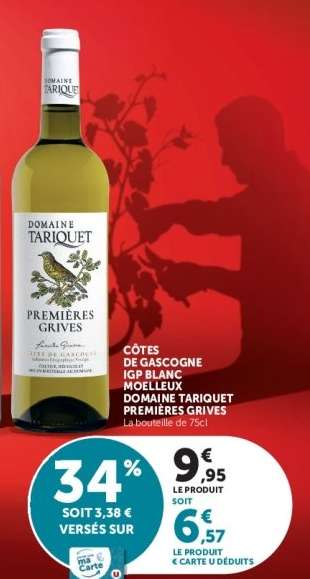 Domaine Tariquet Premières Grives