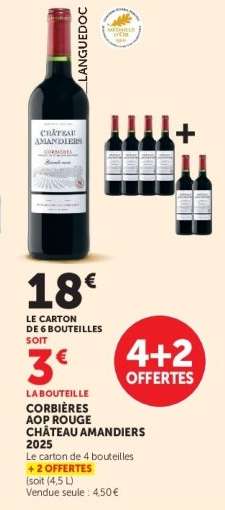 CORBIÈRES AOP ROUGE CHÂTEAU AMANDIERS 2025
