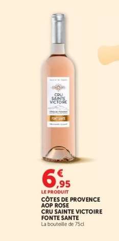 CÔTES DE PROVENCE AOP ROSÉ CRU SAINTE VICTOIRE FONTE SANTE