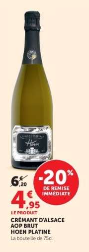 CREMANT D'ALSACE AOP BRUT HOEN PLATINE