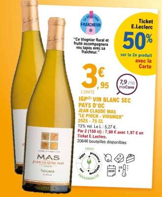 IGP VIN BLANC SEC PAYS D'OC