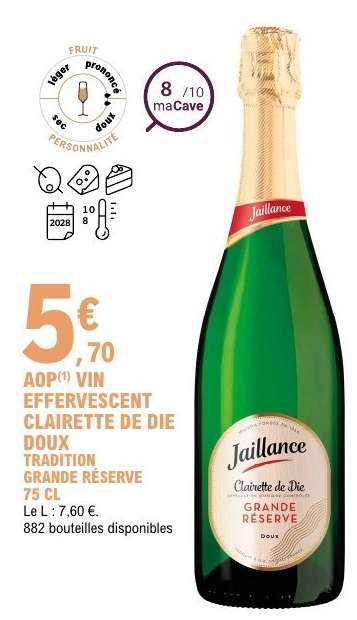 Jaillance Clairette de Die Grande Réserve