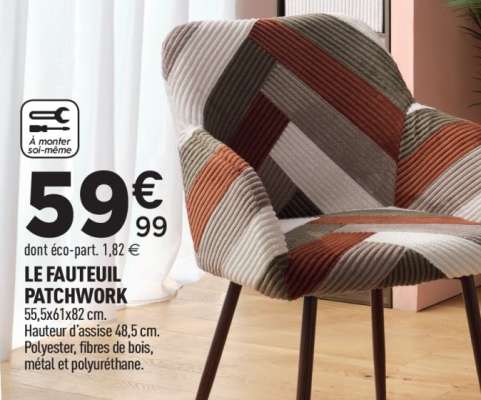 LE FAUTEUIL PATCHWORK