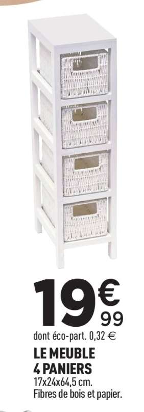 LE MEUBLE 4 PANIERS