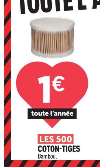 LES 500 COTON-TIGES