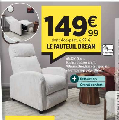 LE FAUTEUIL DREAM