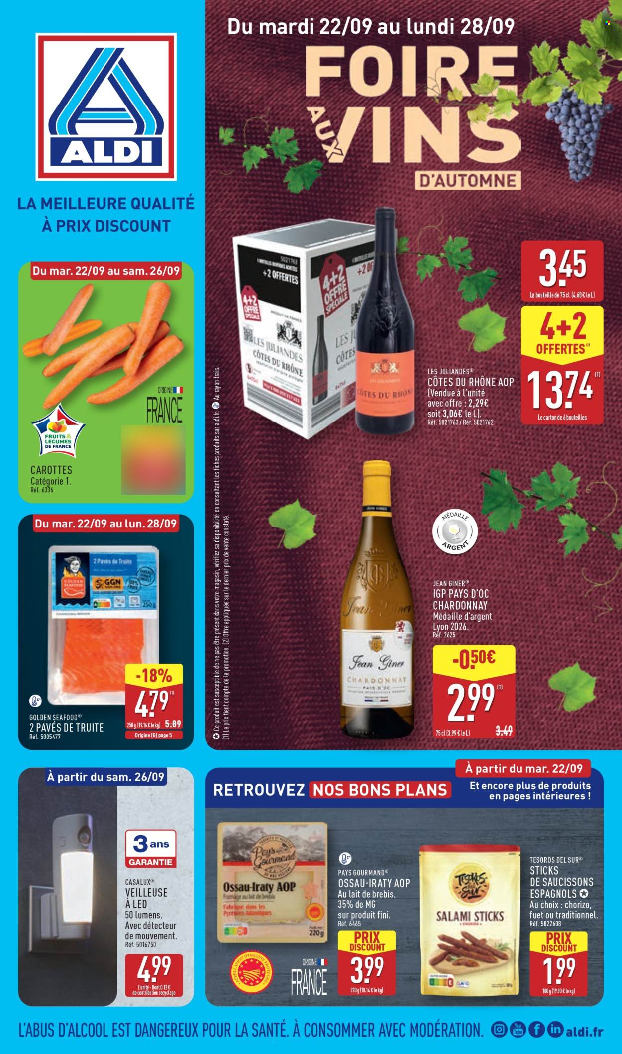 Catalogue ALDI - 22/09/2026 - 28/09/2026. Page 1