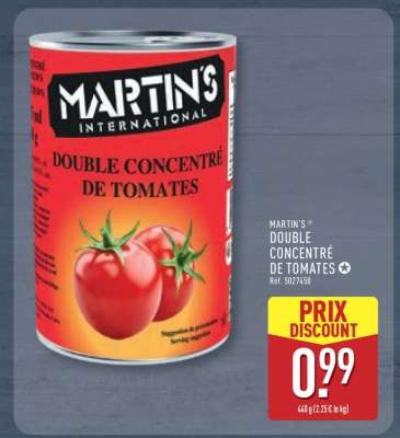 MARTIN'S DOUBLE CONCENTRÉ DE TOMATES