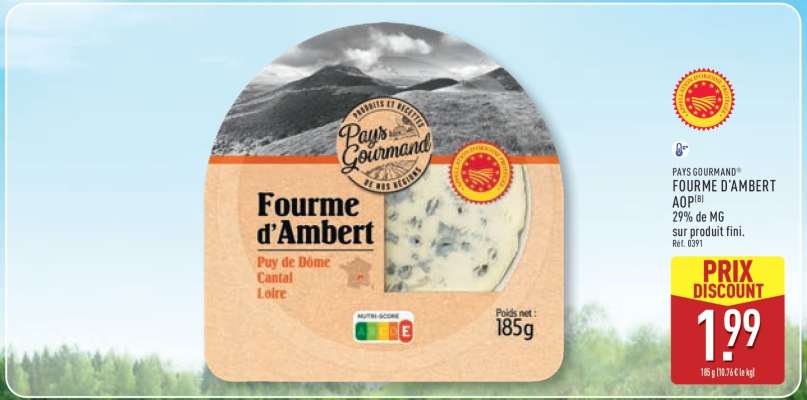 Fourme D'ambert Aop