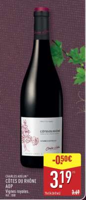 CHARLES ADELIN CÔTES DU RHÔNE AOP