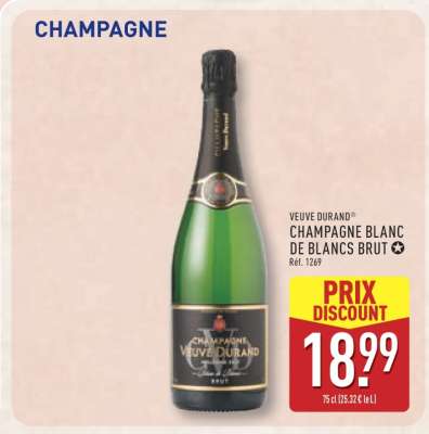 VEUVE DURAND® CHAMPAGNE BLANC DE BLANCS BRUT