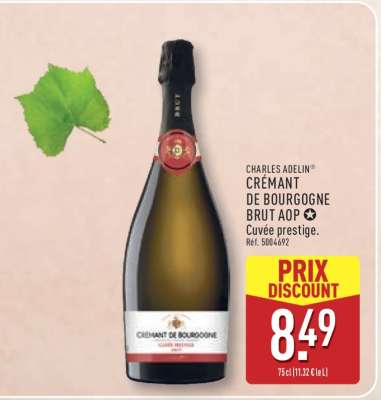 CHARLES ADELIN CRÉMANT DE BOURGOGNE BRUT AOP