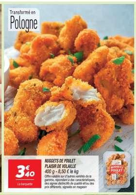 Nuggets de poulet