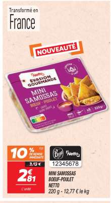 MINI SAMOSSAS BOEUF-POULET