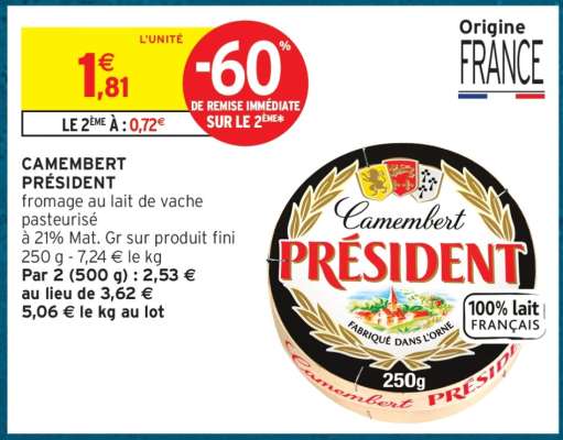 Camembert Président